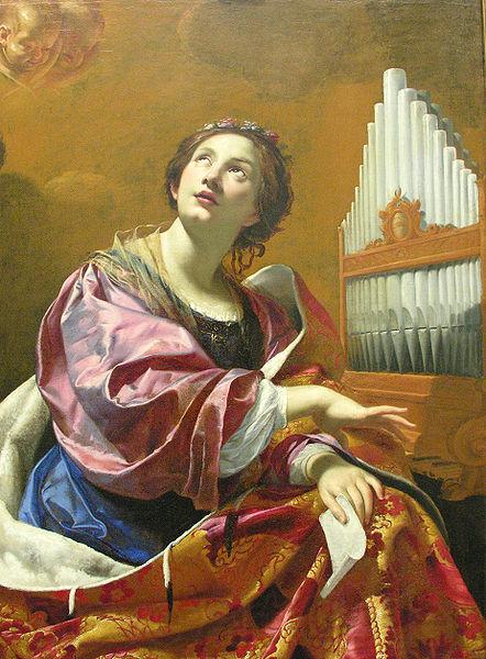 Simon Vouet Saint Cecilia France oil painting art